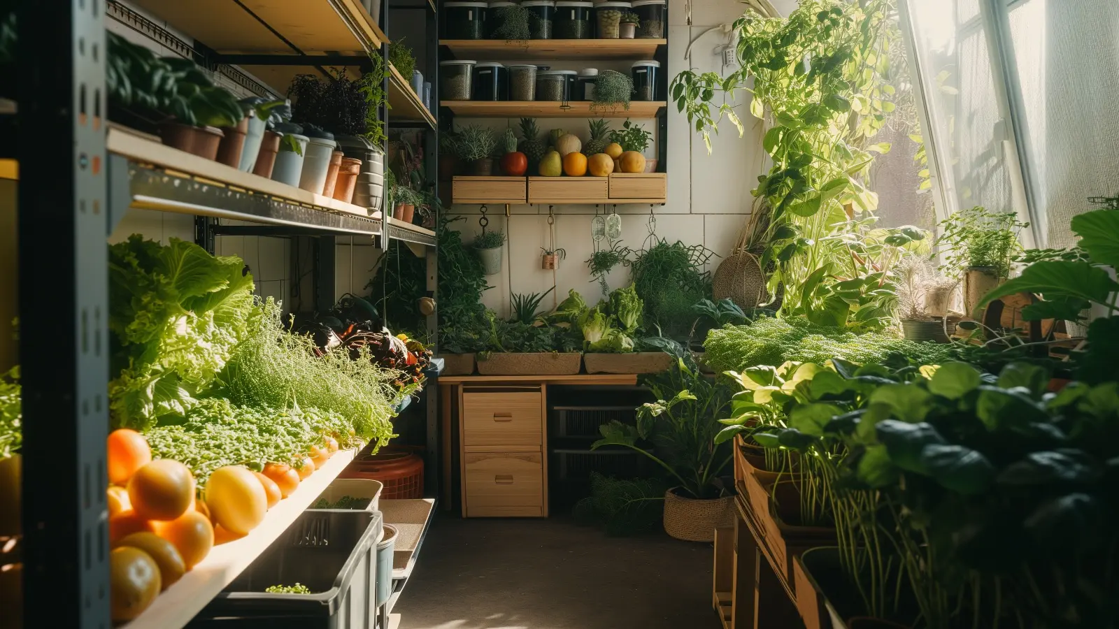 indoor vegetable garden