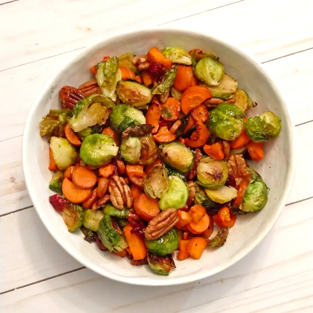 Maple Syrup and Cinnamon Roasted Vegetables